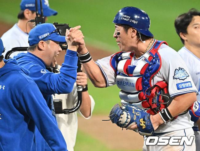 세대교체 가속 페달 밟은 삼성이 강민호를 놓치면? 답은 롯데가 이미 보여줬다