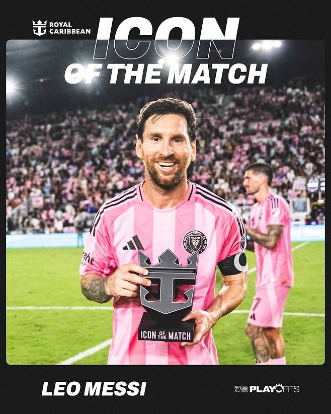 '손흥민 결승 맞대결 유력' 메시, 2골 1도움 '하드캐리'→PO 4강 진출... '평점 10점 만점' 맹활약