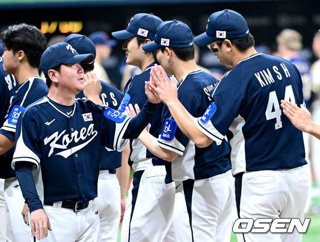 427세이브 오승환도, 한화 레전드도 갸우뚱…왜 김서현은 21구 모두 직구만 던졌나, 류지현 “일본전에도 던진다”