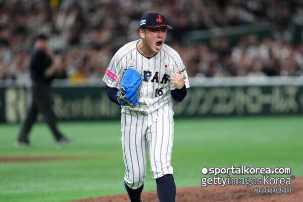 日 '한국 킬러'가 2⅔이닝 9실점 '와장창', 평가전 앞두고 급격한 난조…