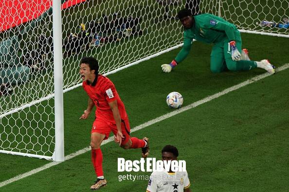 조규성한테 헤더로 2골 '탈탈' 털린 가나 GK, 한국 원정 동행한다... 3년 전 굴욕 되갚을까?