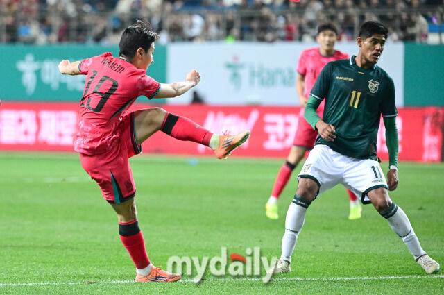 '76위' 볼리비아 상대로 최악의 졸전! 홍명보호, 전반전 0-0 마무리...유효슈팅 2-3으로 열세 [MD현장]