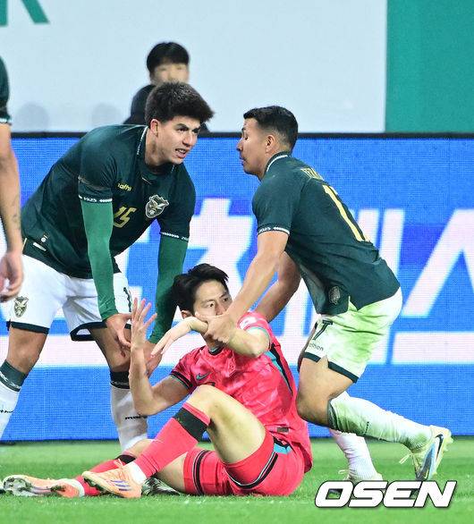 황희찬-이강인이 화 난 이유가 있었네!? 볼리비아 폭력 축구에 뿔났다 [대전톡톡]