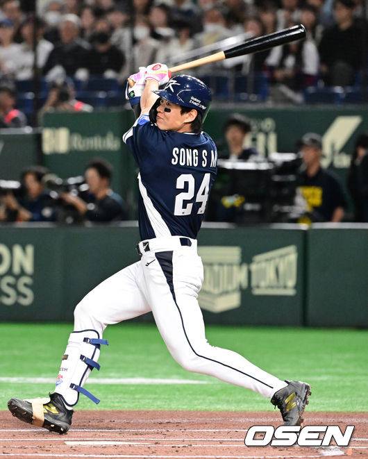 첫 도쿄돔 경기에서 167km 레이저 홈런, ML 진출 앞두고 파워 과시 “日 투수 분명 수준 높아, 그래도 꼭 이기겠다”