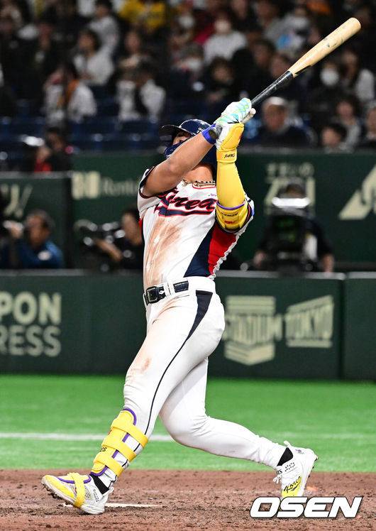 도쿄돔 충격에 빠뜨린 2G 연속 홈런 괴력, ML 스카우트도 지켜봤다 “나는 이제 겨우 1년차, 계속 잘하는게 중요해”