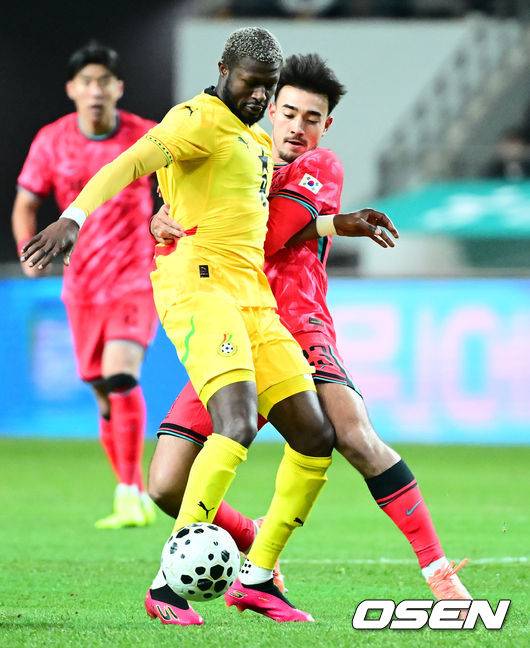 ‘무색무취’ 카스트로프 답답한 경기력, 결국 전반전 끝나고 교체…홍명보 감독이 안 쓴 이유 있었네 [한국 가나]