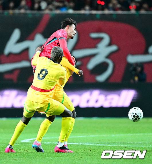 ‘무색무취’ 카스트로프 답답한 경기력, 결국 전반전 끝나고 교체…홍명보 감독이 안 쓴 이유 있었네 [한국 가나]