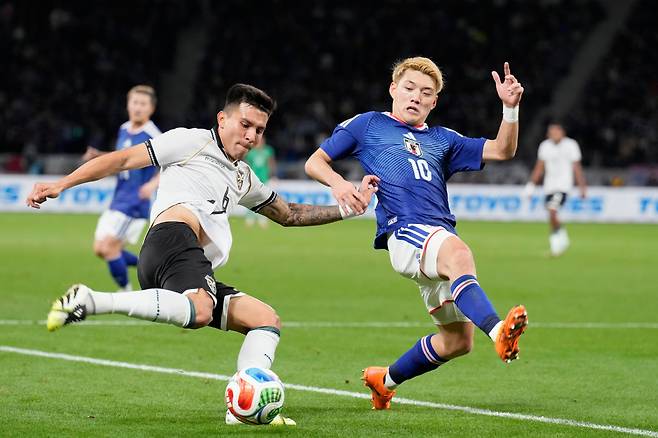 [A매치 리뷰]'일본은 강했다' 오열한 모리야스 100번째 경기서 볼리비아 3-0 대파 '자축'…A매치 3연승