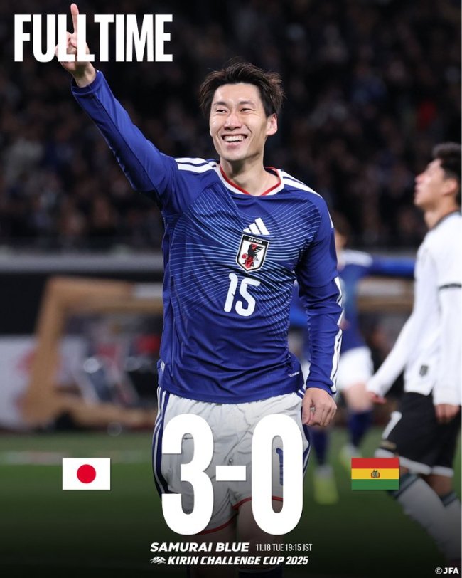홍명보호는 57분 걸린 결승골, ‘아시아최강’ 일본은 4분 만에 완벽 제압…‘모리야스 100번째 지휘’ 볼리비아 3-0 격파, A매치 3연승