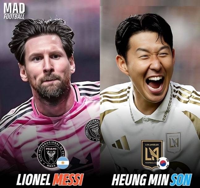 LAFC 오피셜 '공식발표' 손흥민vs리오넬 메시 맞대결 날짜 정해졌다...77500명 앞에서 만난다