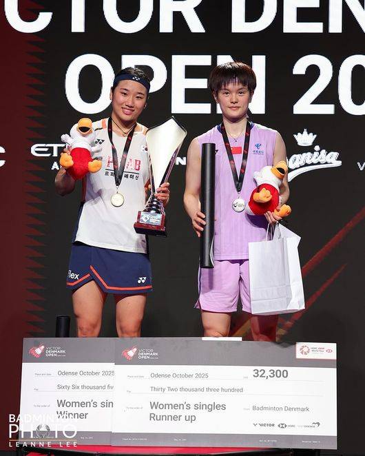 '7전 7패 안세영 없으니 우승!' 中 왕즈이, 쓰러져 펑펑 울었다...