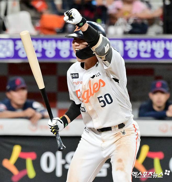 일본서 강백호와 '긴급통화' 한 사연?…한화 '50번' 이원석