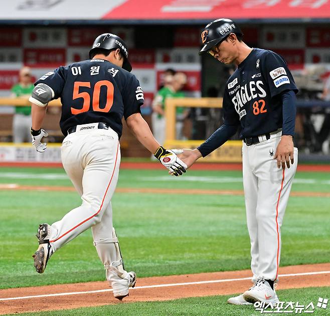 일본서 강백호와 '긴급통화' 한 사연?…한화 '50번' 이원석