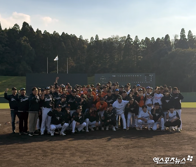 한화, 벌써 스프링캠프 명단 윤곽 나왔다…'마무리캠프 종료' 김경문 감독