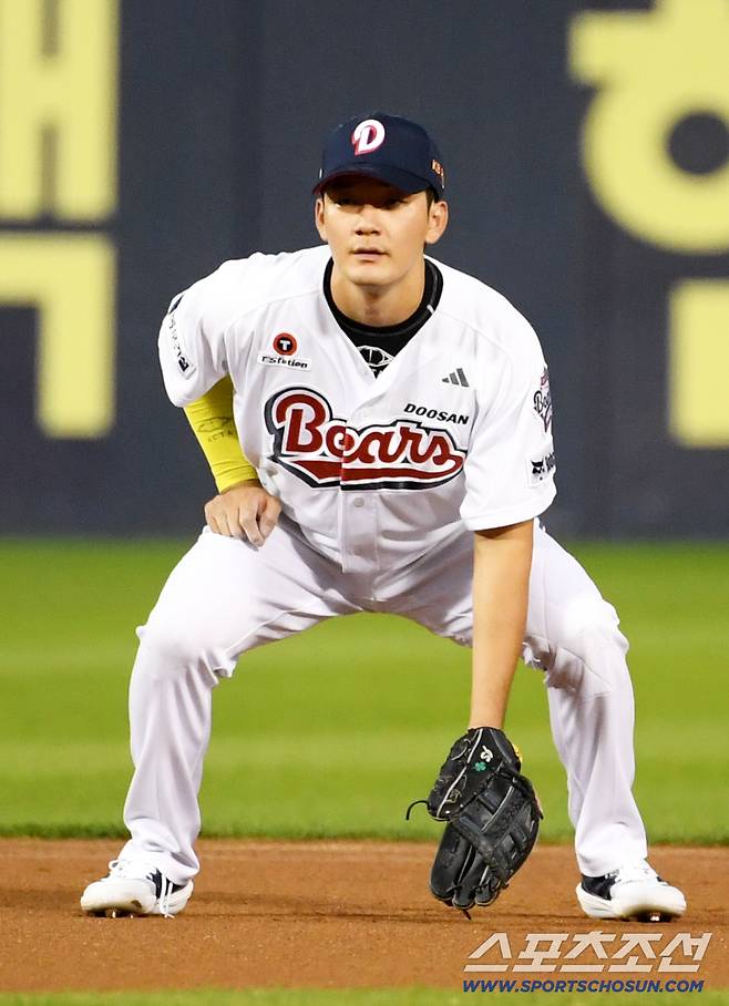 두산 박찬호 실체가 공개됐다...기쁨도 잠시, 벌크업 유격수는 어디로 가야하나