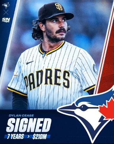 '류현진 기록도 넘었다' 3079억 초대형 계약 성사…토론토 역대 최고액에 FA 대어 영입