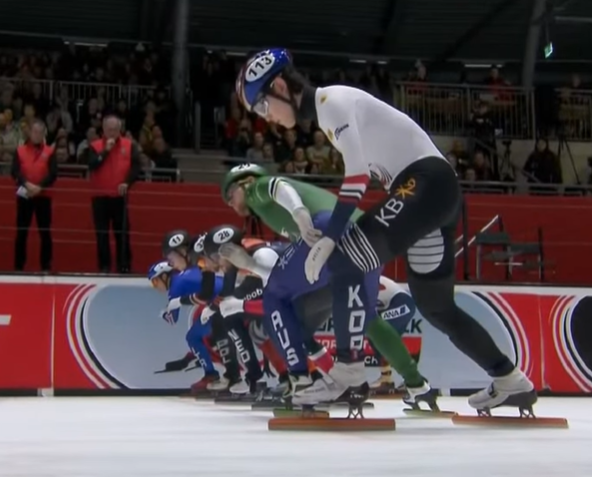 '韓 쇼트트랙 초신성'의 황당 실격…1500m 파이널B 석연 찮은 '부정 출발+페널티'→과연 실수였나 vs '500m 집중'