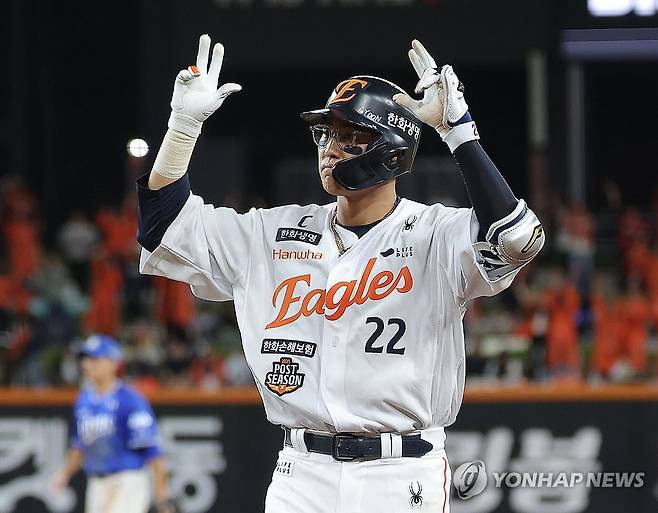 한화 채은성, 지난 달 발가락 수술…극심한 통증에도 시즌 완주