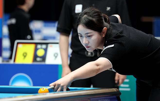 '여제' 김가영 64강 탈락 쇼크→'캄보디아 특급' 스롱, 랭킹 1위 등극 기회 잡나? 16강 진출 순항...'랭킹 3위' 김민아도 16강행