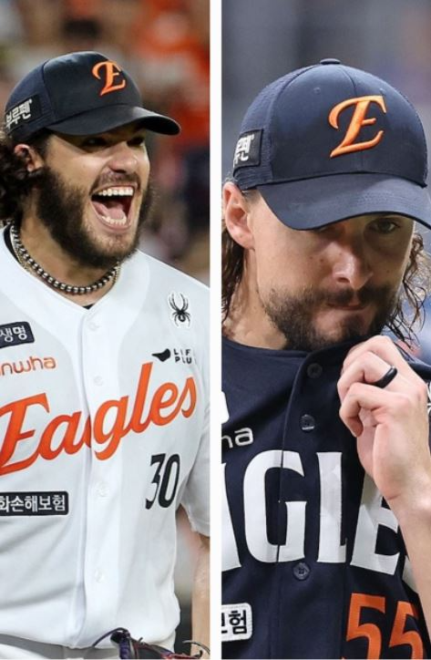 '33승 합작' 원투펀치 떠났다…한화, 신규 외인에 내년 운명 건다