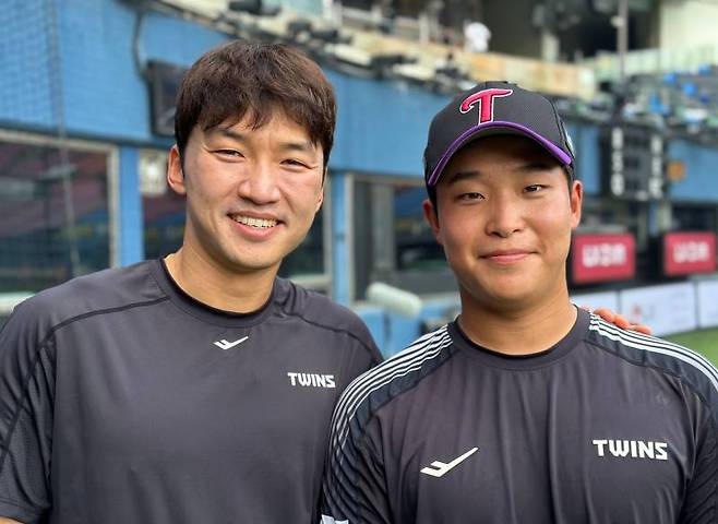 미래 대비하는 LG, 박명근-박관우 상무 야구단 합격...내년 4월 입대