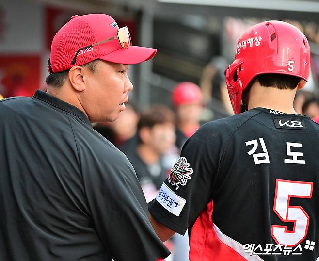 'KIA 유일 태극마크' 김도영에게 힘 실어준 이범호 감독