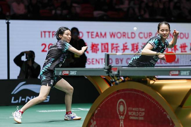 '제2의 신유빈 맹활약' 韓 탁구, 크로아티아 제압…그러나 4강전 상대는 최강 中