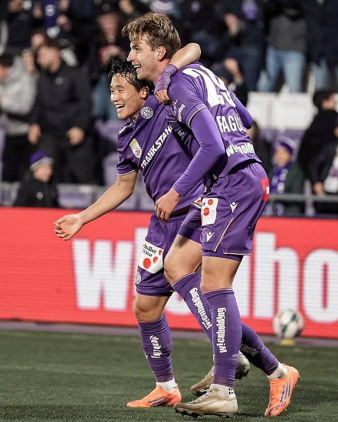 A매치 데뷔골→유럽 첫 프리킥 골까지 터졌다…이태석 오스트리아 무대 2호골, 빈의 핵심 자원으로