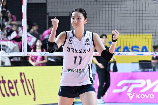 배구천재 빠졌는데, 어떻게 도로공사 1위 질주 가능했나…국대 1순위 신인왕 이렇게 잘한다