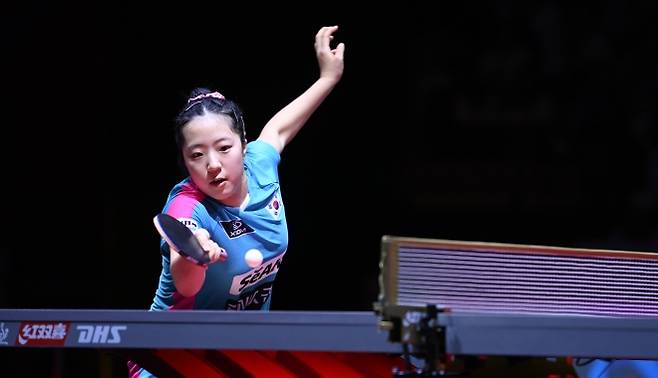 ‘삐약이’ 신유빈, WTT왕중왕전 여자 단식 1회전서 주천희와 대결