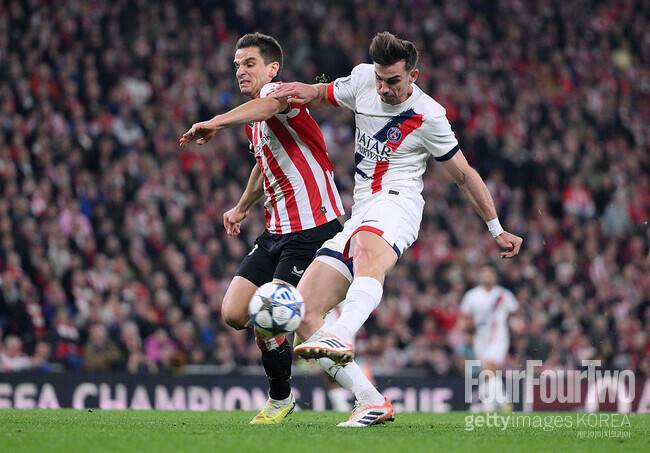 [ucl.review] ‘이강인 충격 0분’ 끝까지 외면하더니…빈공 시달린 PSG, 빌바오전 0-0 무승부