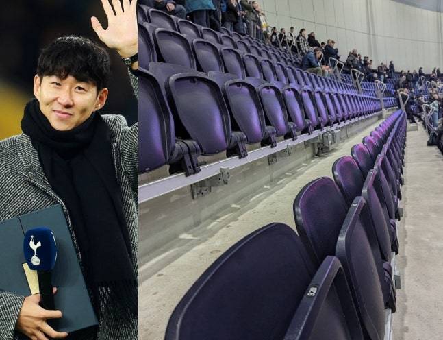 '손흥민 효과' 없었다, 무려 1만5000석 '텅텅' 비다니…토트넘 얼마나 못 하길래→SON 방문에도 관중석 썰렁+흥행 참패