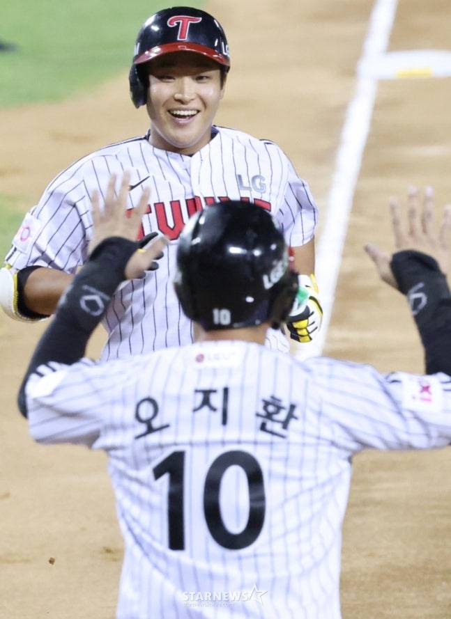 입대 앞둔 LG 5R 비교 대상이 문현빈이라니...