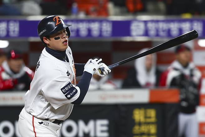 “샐러리캡 여유 없다” 한화, 노시환 다년계약 체결 위해 ‘래리 버드 룰’도 다각도 검토
