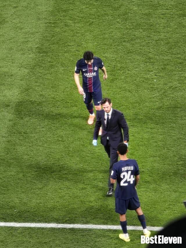 [BE.현장] 결승 무대서 쓰러졌다… 허벅지 걷어차인 이강인, 인터콘티넨탈컵 결승 전반 35분 만에 부상 교체 아웃