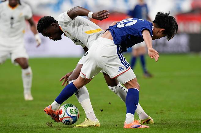 '죄송합니다, 잘못했습니다' 일본서도 혼낸 이강인급 日 국대 에이스, 결국 사과 세리머니...4달 만에 득점포