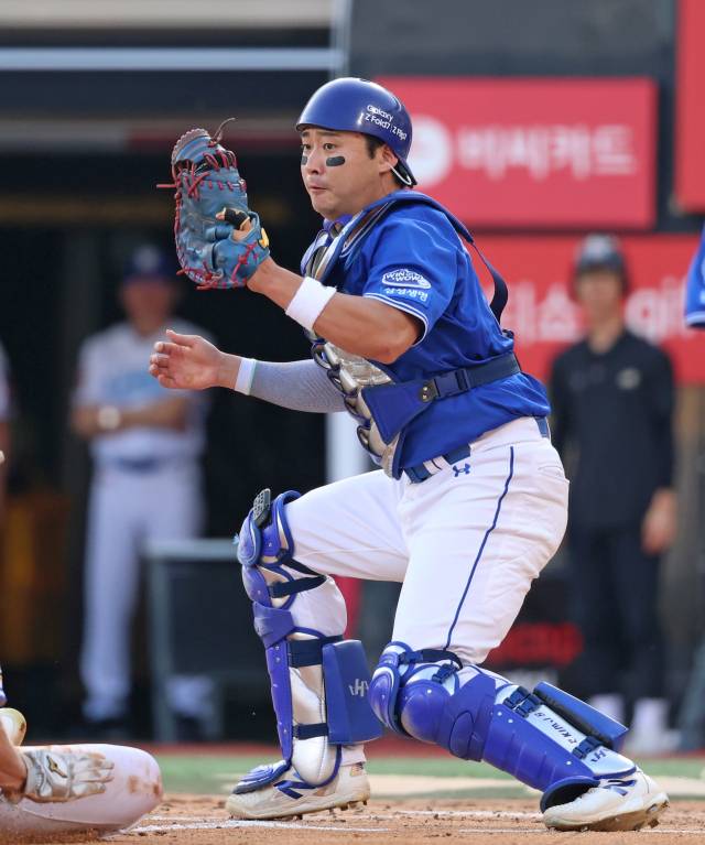 '고비 넘어야 보이는 길' 삼성 라이온즈 백업 포수 김재성, 이병헌의 도전