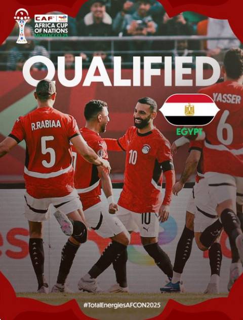 남아공 이번엔 약했다, 10명 싸운 이집트에 패배 '살라에 결승골 허용'... 홍명보 감독, 약점 찾았나