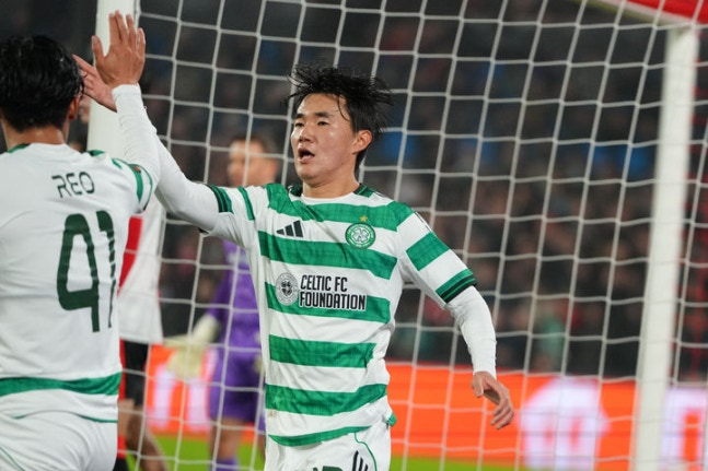 셀틱 양현준, 공격수서 수비수로 내렸더니 정규리그 첫 골…4-2 역전승