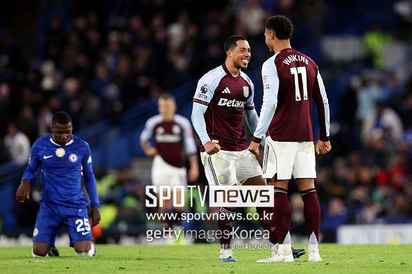 '승승승승승승승승승승승' 이 팀은 진짜 미쳤습니다...아스톤 빌라, 첼시에 2-1 역전승→무려 공식전 11연승 달성