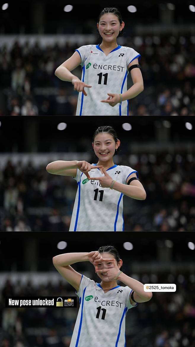 '패패패패패패' 안세영에 6전6패, 언젠간 하게 될까…日 배드민턴 요정, 손흥민 따라 '찰칵 세리머니' 시선집중