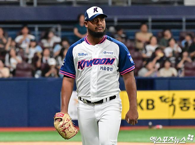 'KBO 잔류 의지' 즉답 피한 前 키움 메르세데스, 대만 무대 복귀한다…'1년 60만 달러' 규모