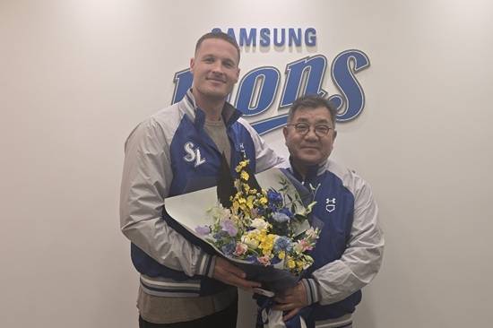 삼성 '일석이조' 미쳤다! 새 외인 데려왔는데→과외 선생님이 덤으로…'ML 1라운더' 남다른 각오 눈에 띄네