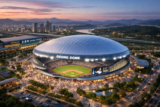 이재명 정부 5만석 야구 돔구장, 충청북도가 짓는다?…