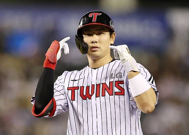 LG가 내년엔 더 질리게 한다? 홍창기-신민재 '국가대표 테이블세터'가 풀타임이라면