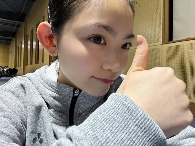 '日 역대급 미모' 안세영에 무릎 꿇었던 미야자키의 다짐...