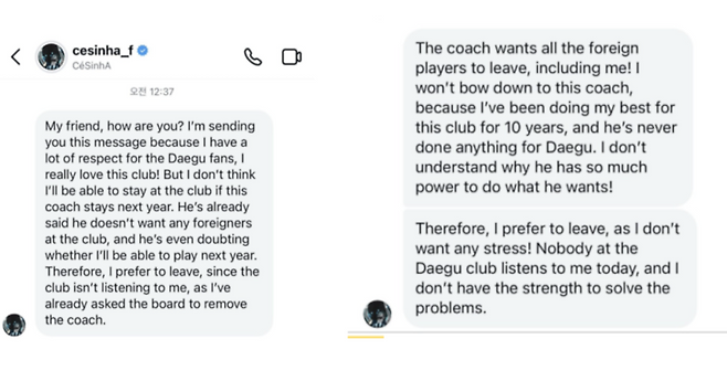 대구 뒤흔든 “세징야 떠나겠다” 폭탄선언, 진실은 무엇일까?