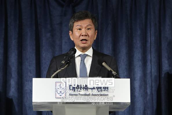 정몽규 회장 공식 발언...