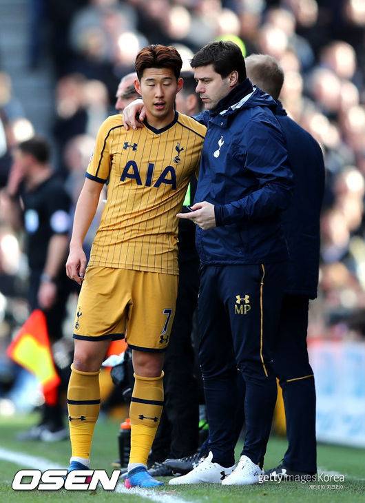 '손흥민 설득했던' 포체티노,