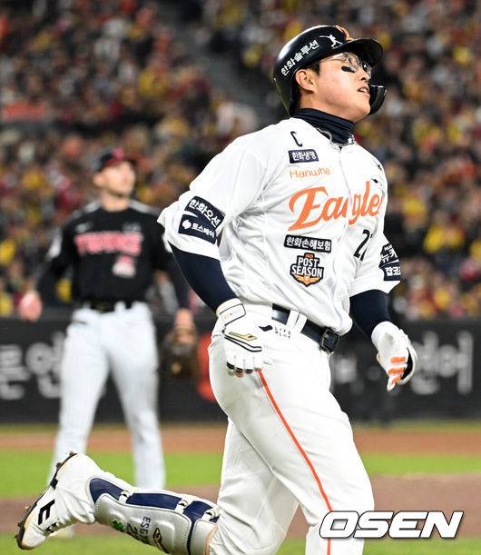 '발가락 수술' 채은성, 이 고통을 어떻게 참고 뛰었나…